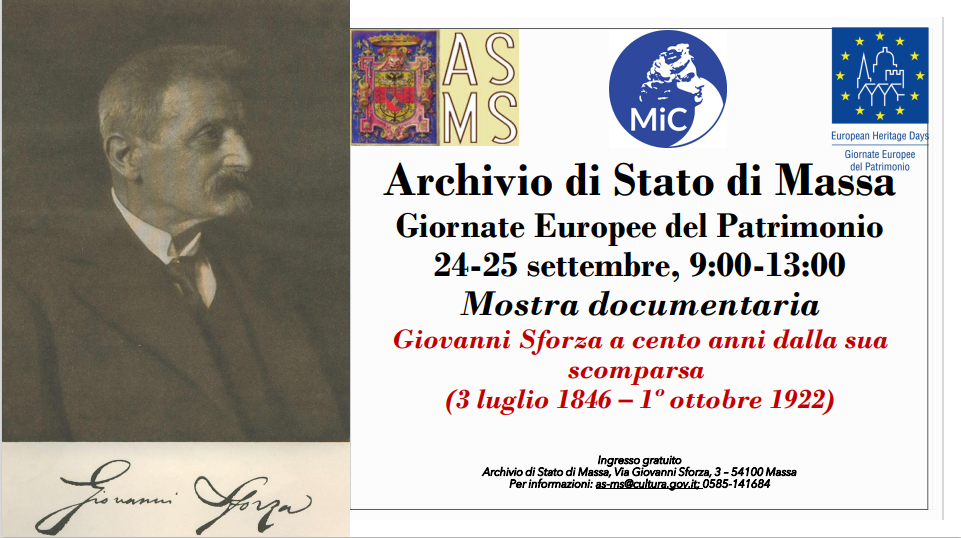 Giovanni Sforza nel primo centenario dalla scomparsa